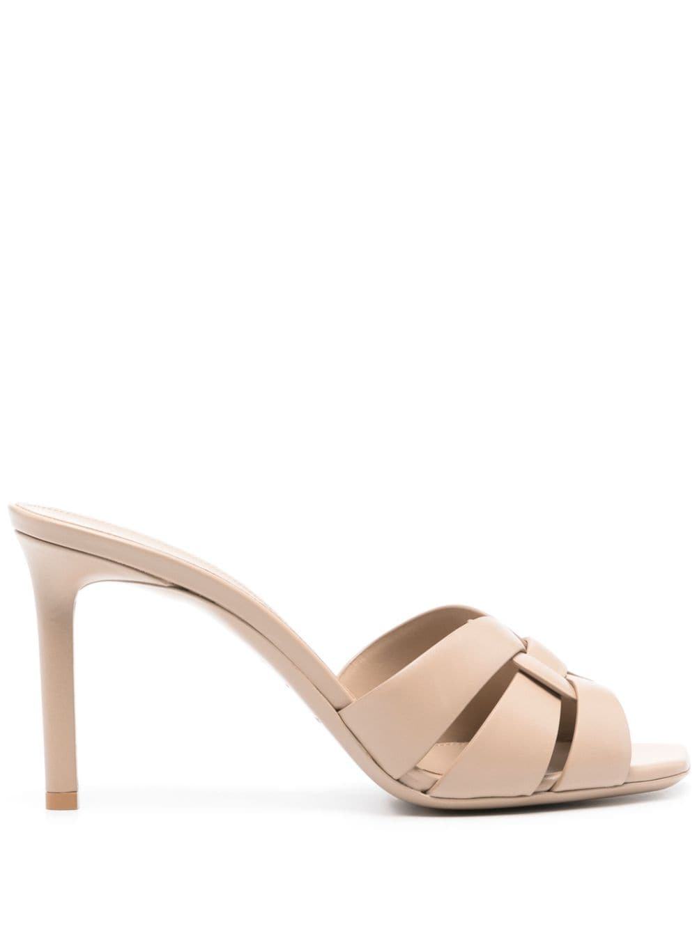 Saint Laurent Tribute 85mm mule sandals - Neutrals von Saint Laurent