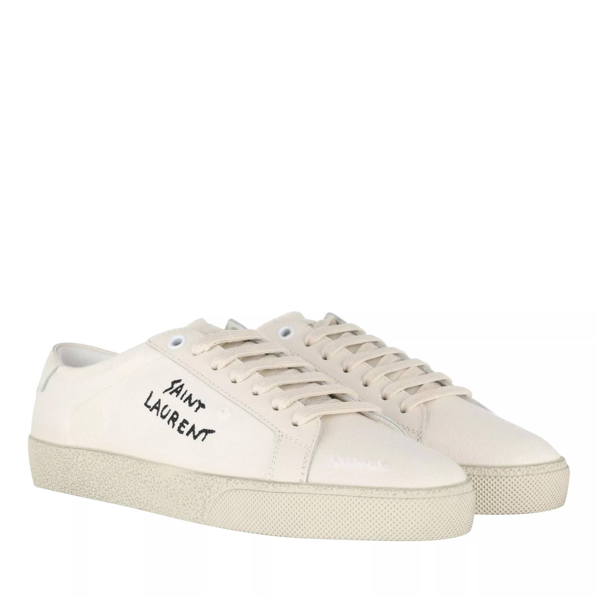 Saint Laurent Sneakers - Canvas Logo Sneaker - Gr. 35 (EU) - in Weiß - für Damen von Saint Laurent