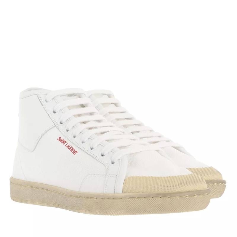 Saint Laurent Sneakers - Court Classic SL/39 Mid Top Sneakers - Gr. 38 (EU) - in Weiß - für Damen von Saint Laurent