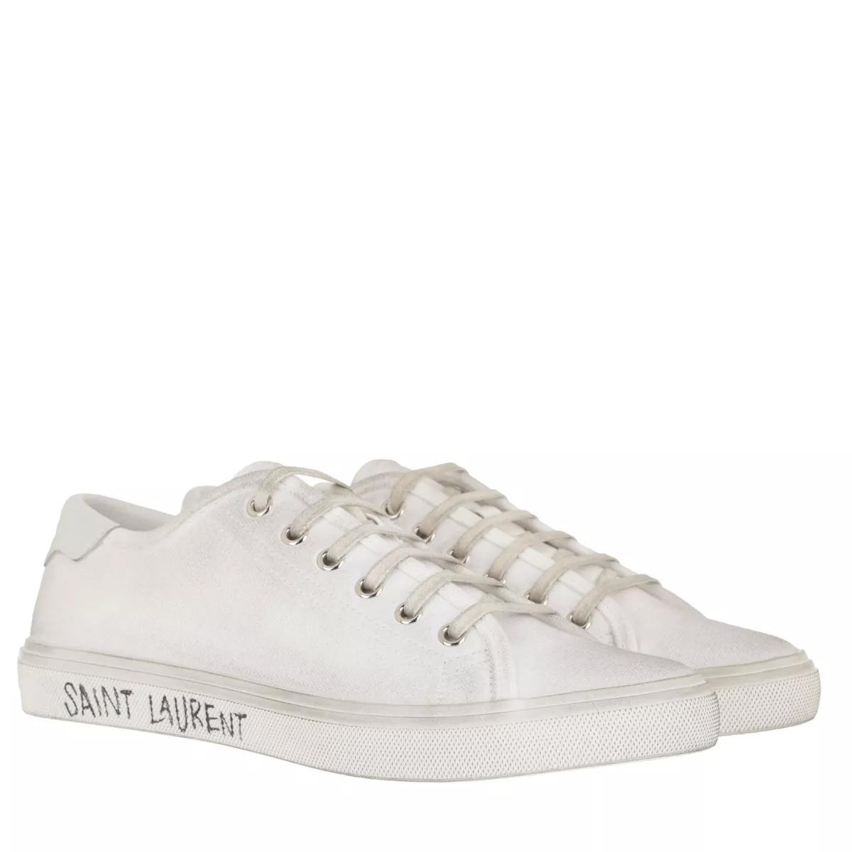 Saint Laurent Sneakers - Malibu Canvas Sneakers - Gr. 40 (EU) - in Weiß - für Damen von Saint Laurent