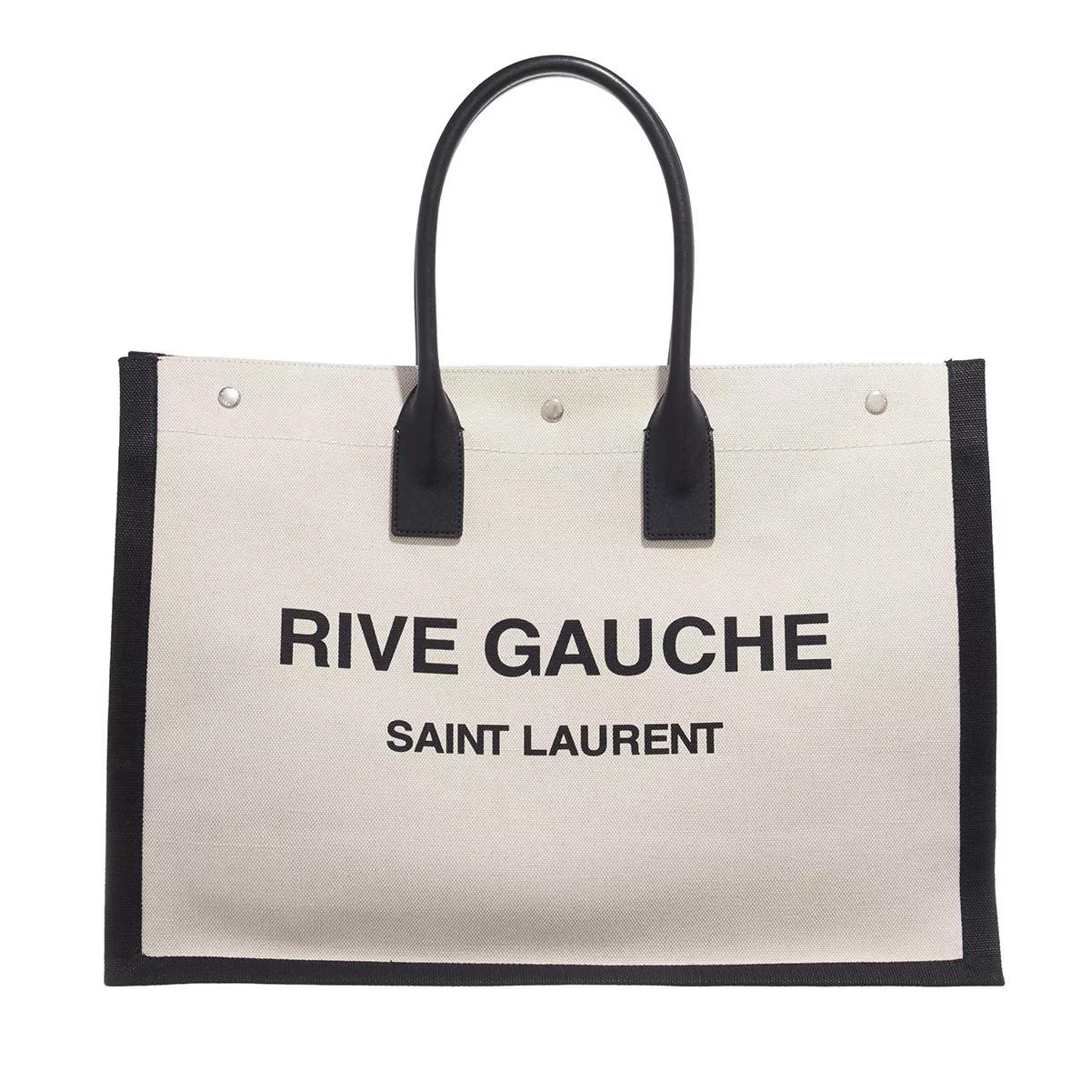 Saint Laurent Umhängetasche - Rive Gauche Large Shopper - Gr. unisize - in Beige - für Damen von Saint Laurent