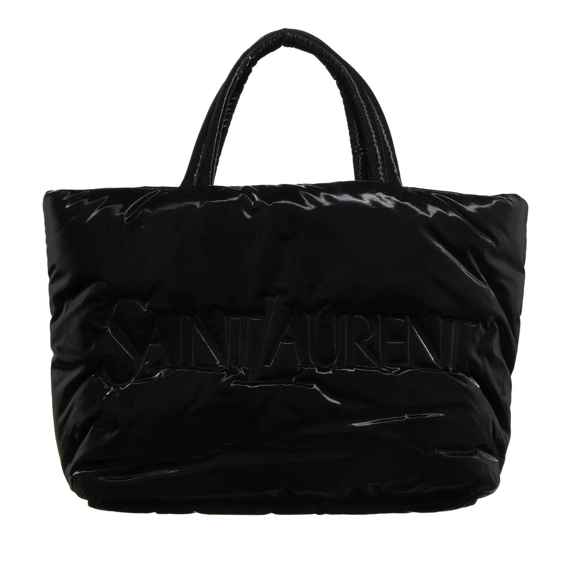 Saint Laurent Schultertasche - Shopper With Embossed Logo - Gr. unisize - in Schwarz - für Damen Saint Laurent Schultertasche - Shopper With Embossed Logo - Gr. unisize - in Schwarz - für Damen von Saint Laurent
