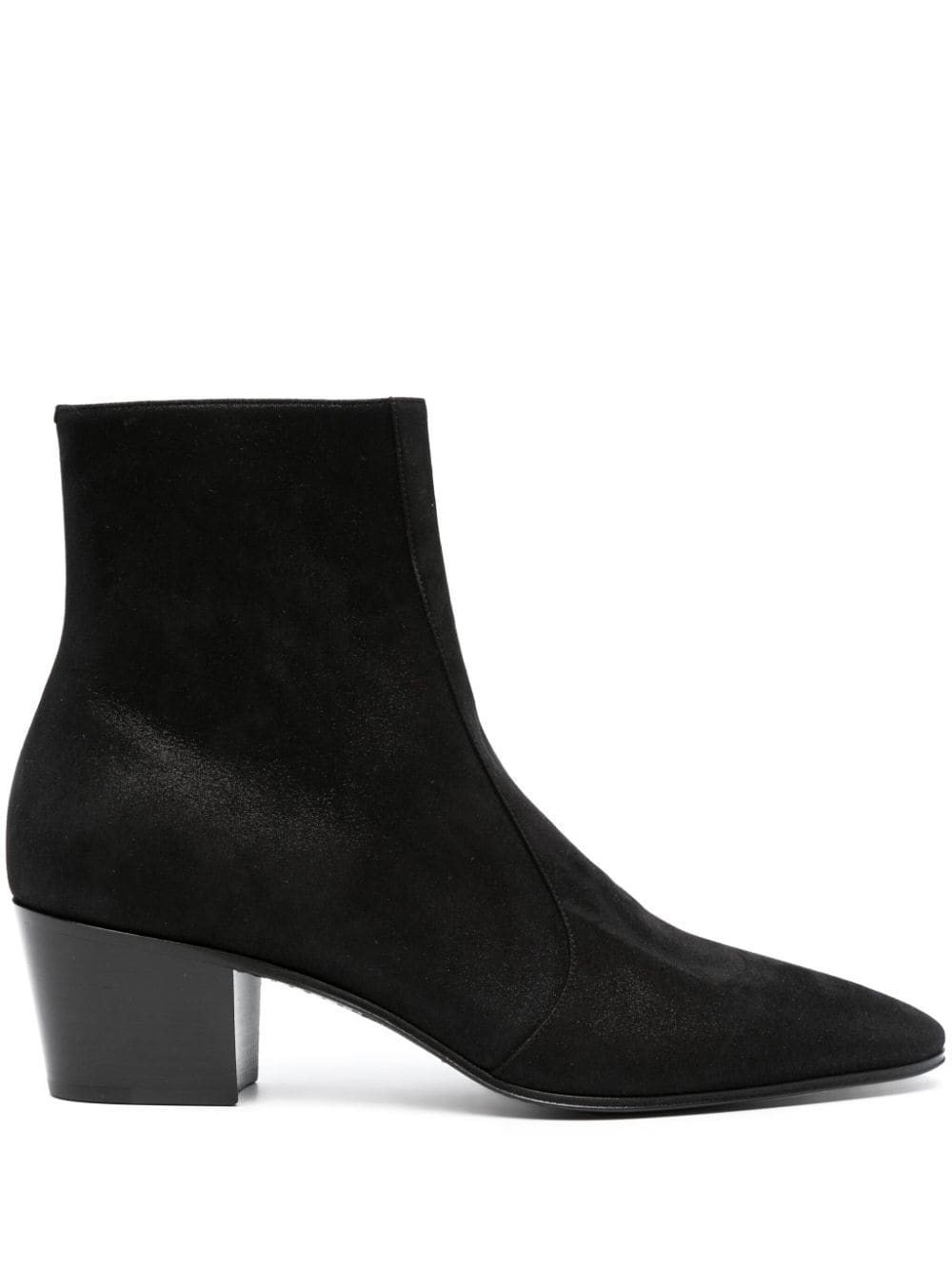 Saint Laurent Vassili 65mm leather boots - Black von Saint Laurent