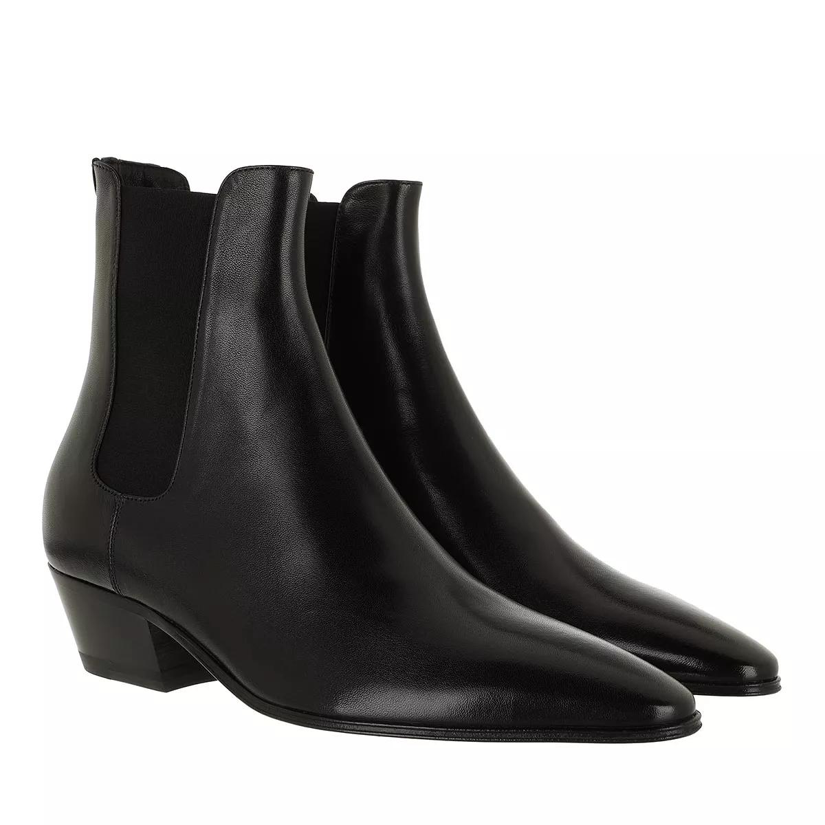 Saint Laurent Boots & Stiefeletten - Vassily 60 Boots Leather - Gr. 36 (EU) - in Schwarz - für Damen von Saint Laurent