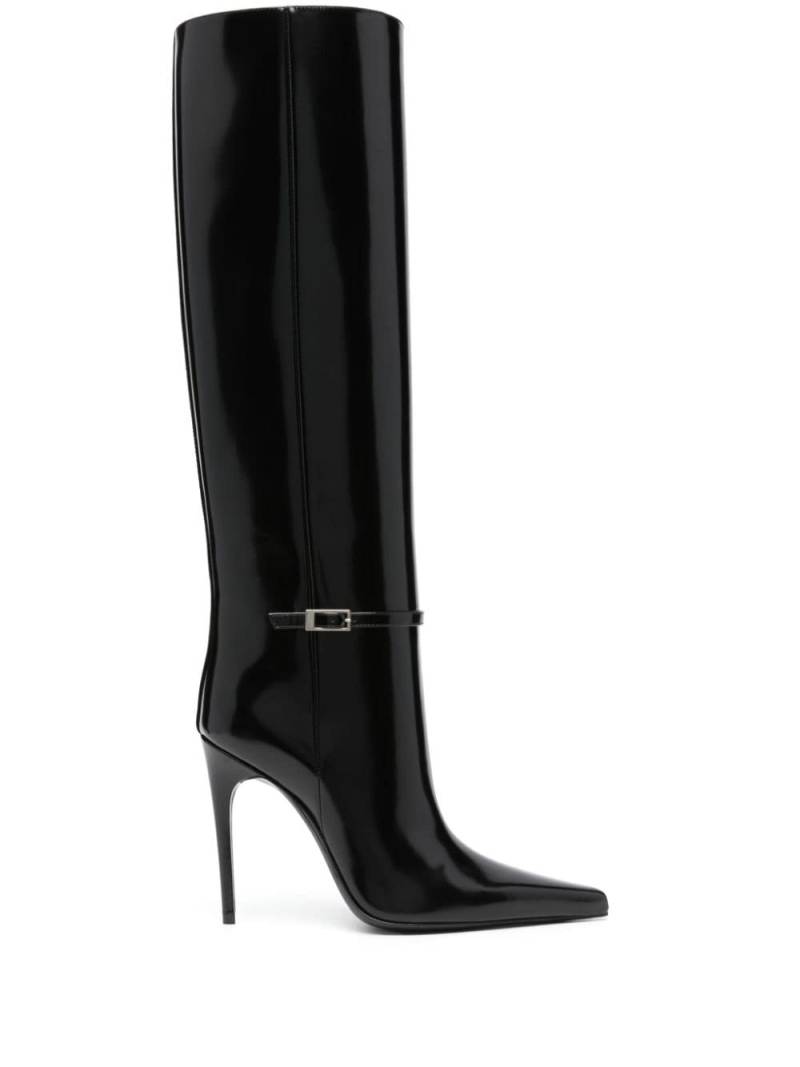 Saint Laurent Vendome 110mm buckled boots - Black von Saint Laurent