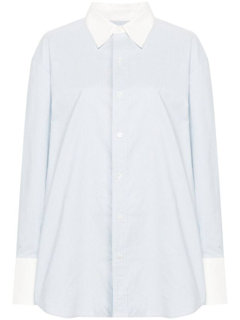 Saint Laurent Winchester cotton-poplin shirt - Blue von Saint Laurent