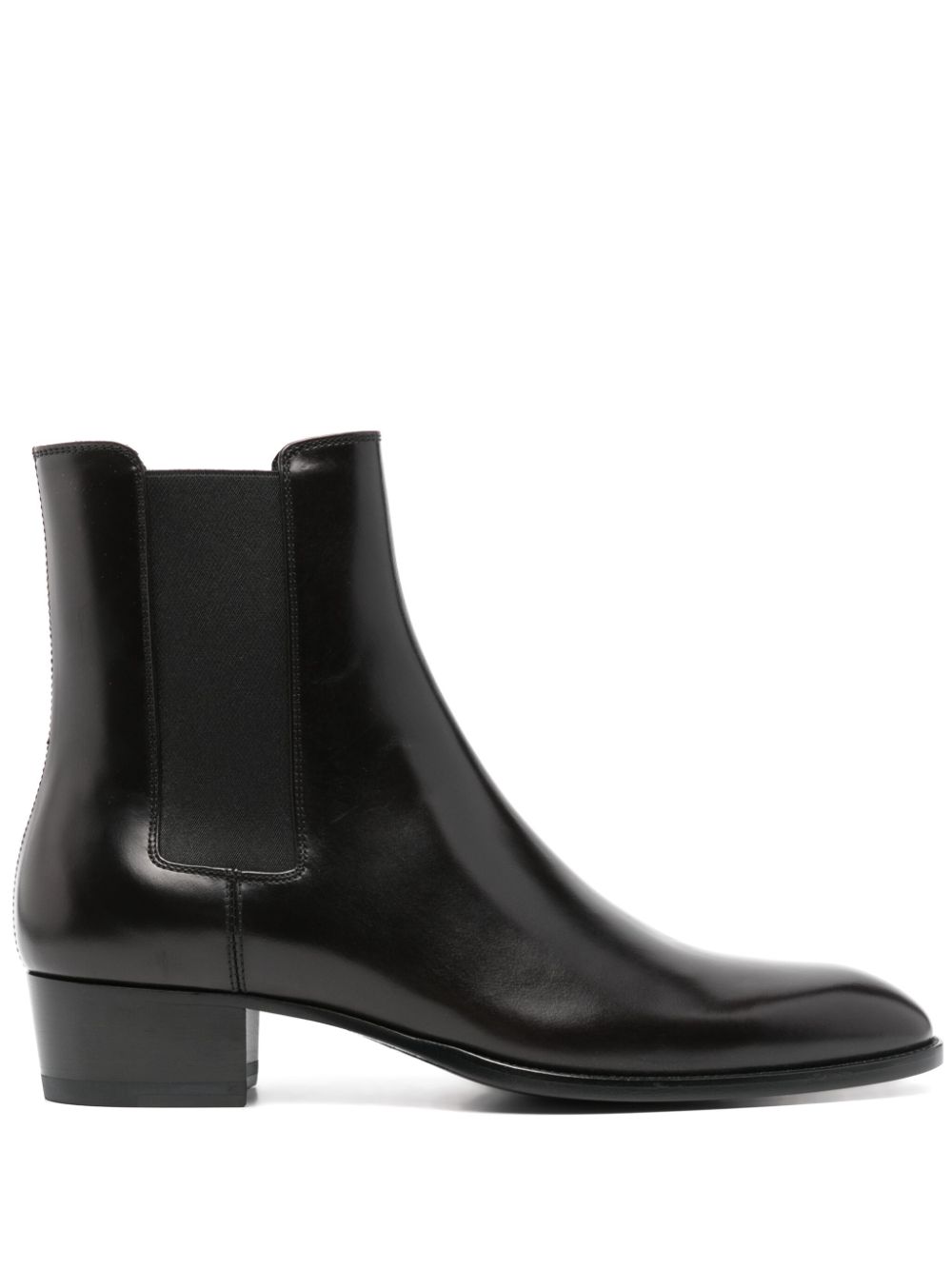 Saint Laurent Wyatt 40mm Chelsea boots - Brown von Saint Laurent