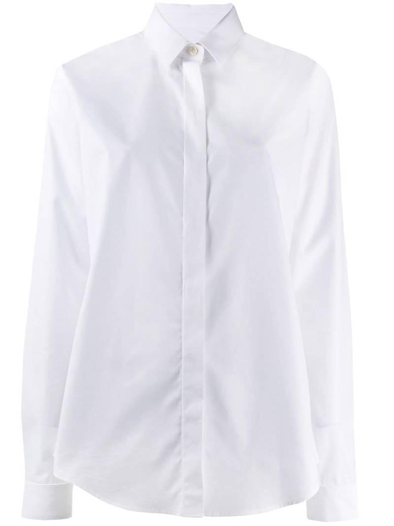 Saint Laurent classic cotton shirt - White von Saint Laurent