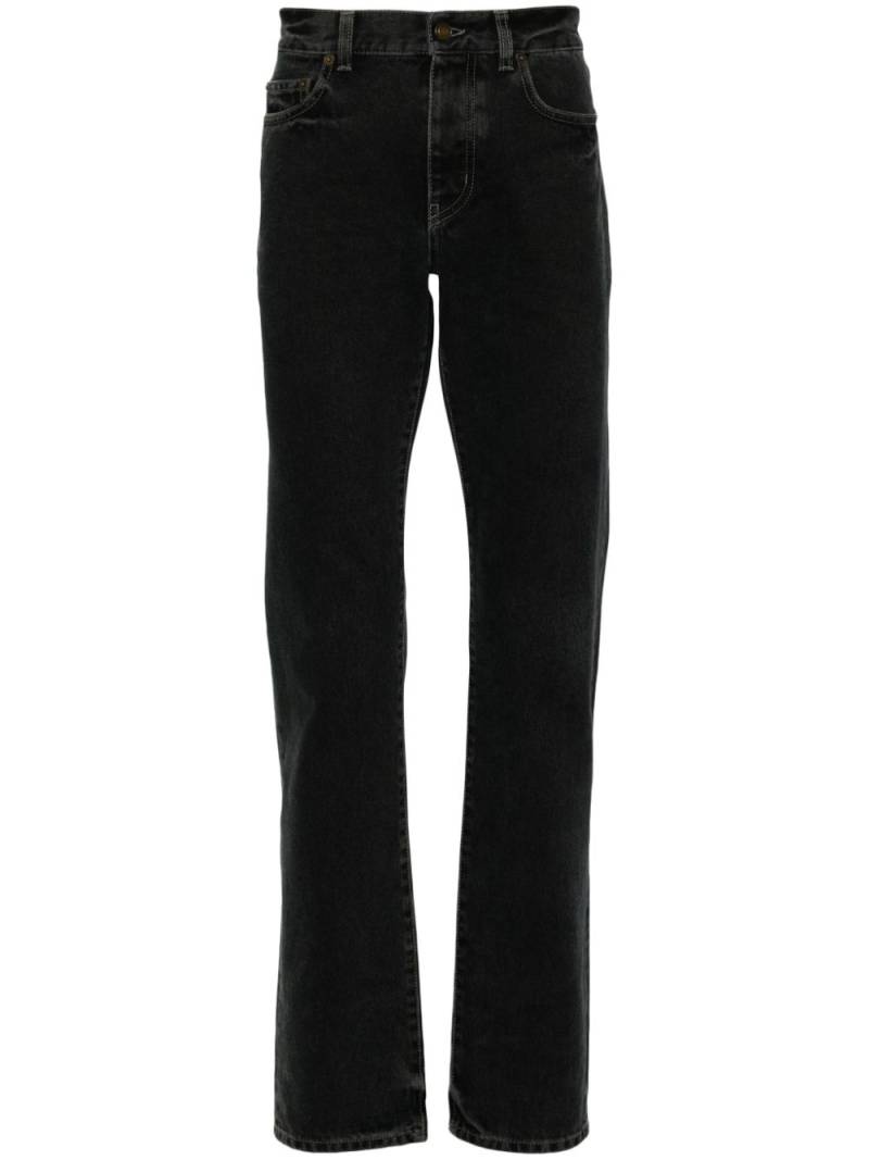 Saint Laurent five-pocket slim-fit jeans - Black von Saint Laurent