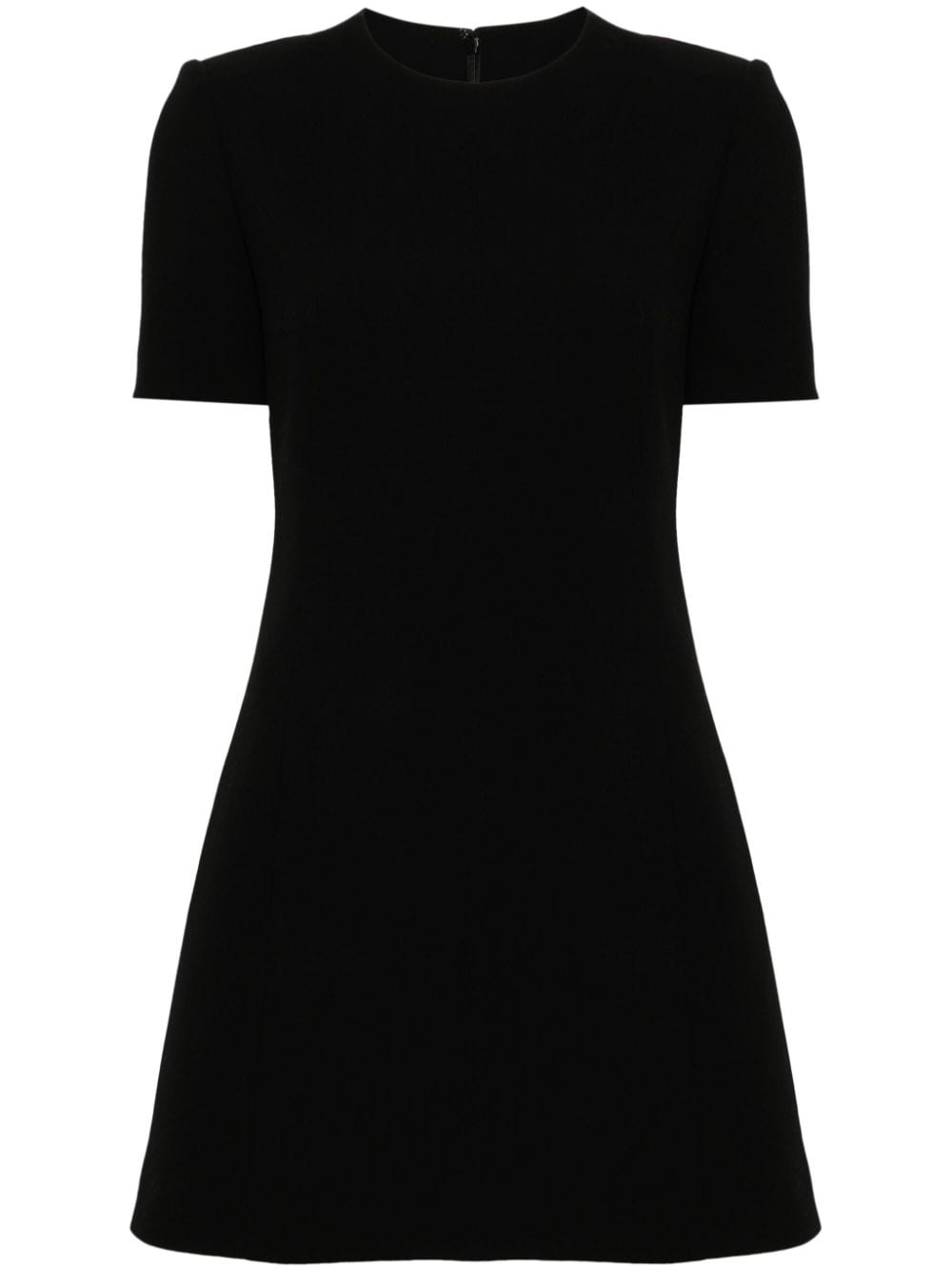 Saint Laurent flared mini dress - Black von Saint Laurent