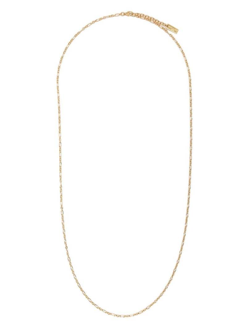 Saint Laurent logo-engraved chain necklace - Gold von Saint Laurent
