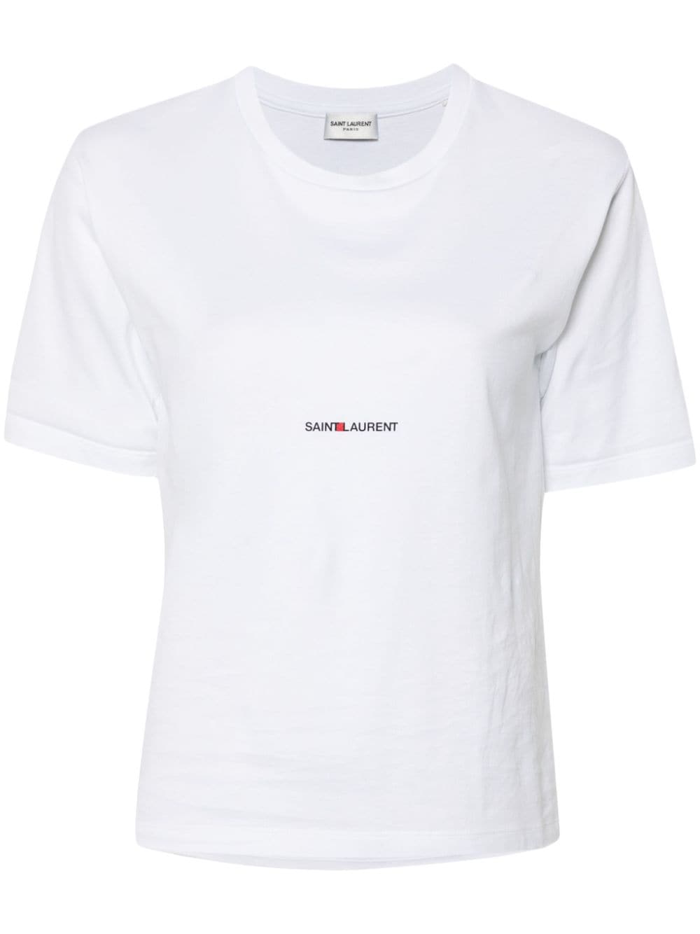 Saint Laurent logo print T-shirt - White von Saint Laurent