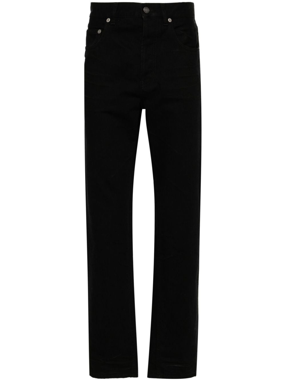 Saint Laurent low-rise straight-leg jeans - Black von Saint Laurent
