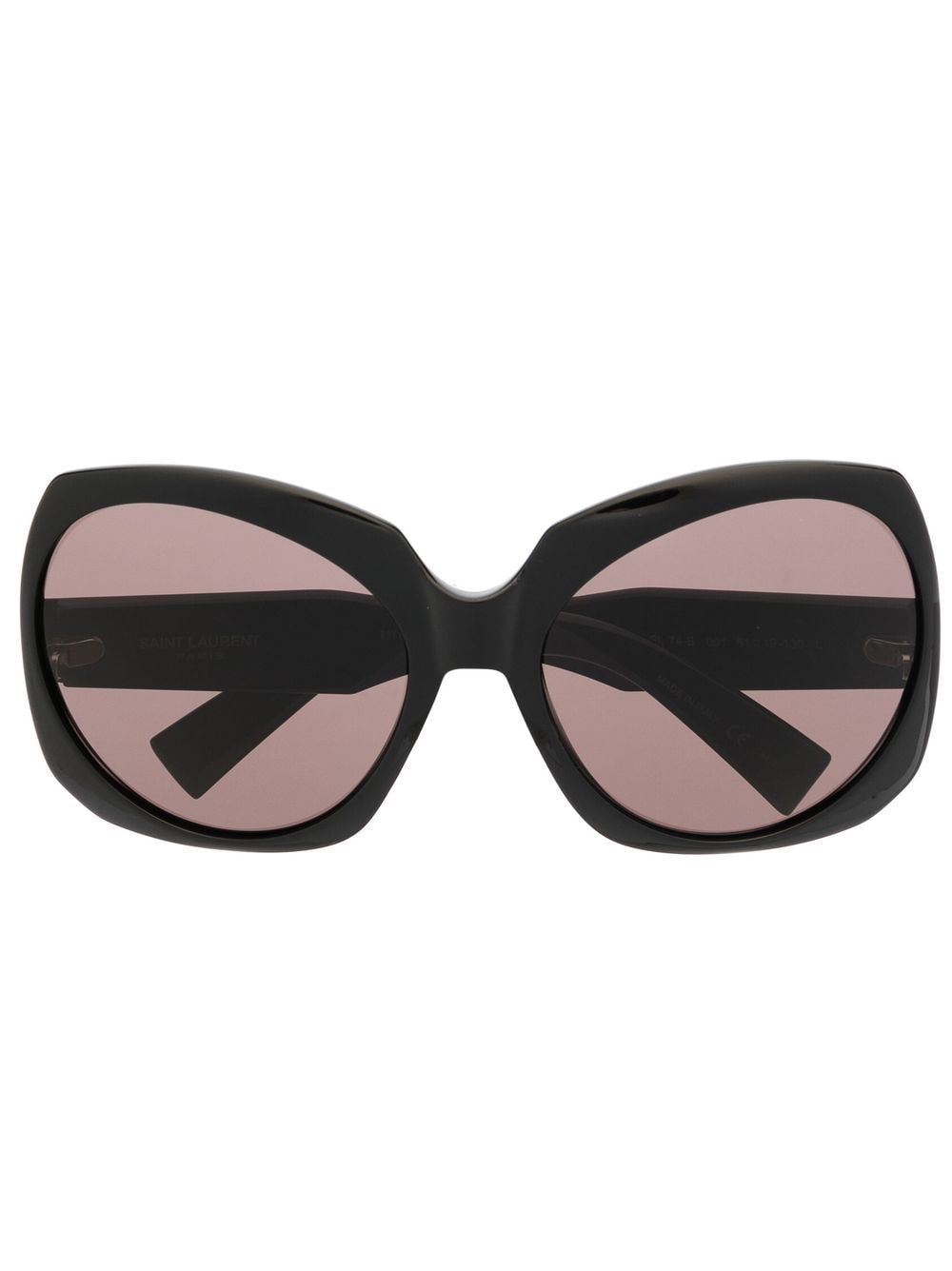 Saint Laurent oversized tinted sunglasses - Black von Saint Laurent