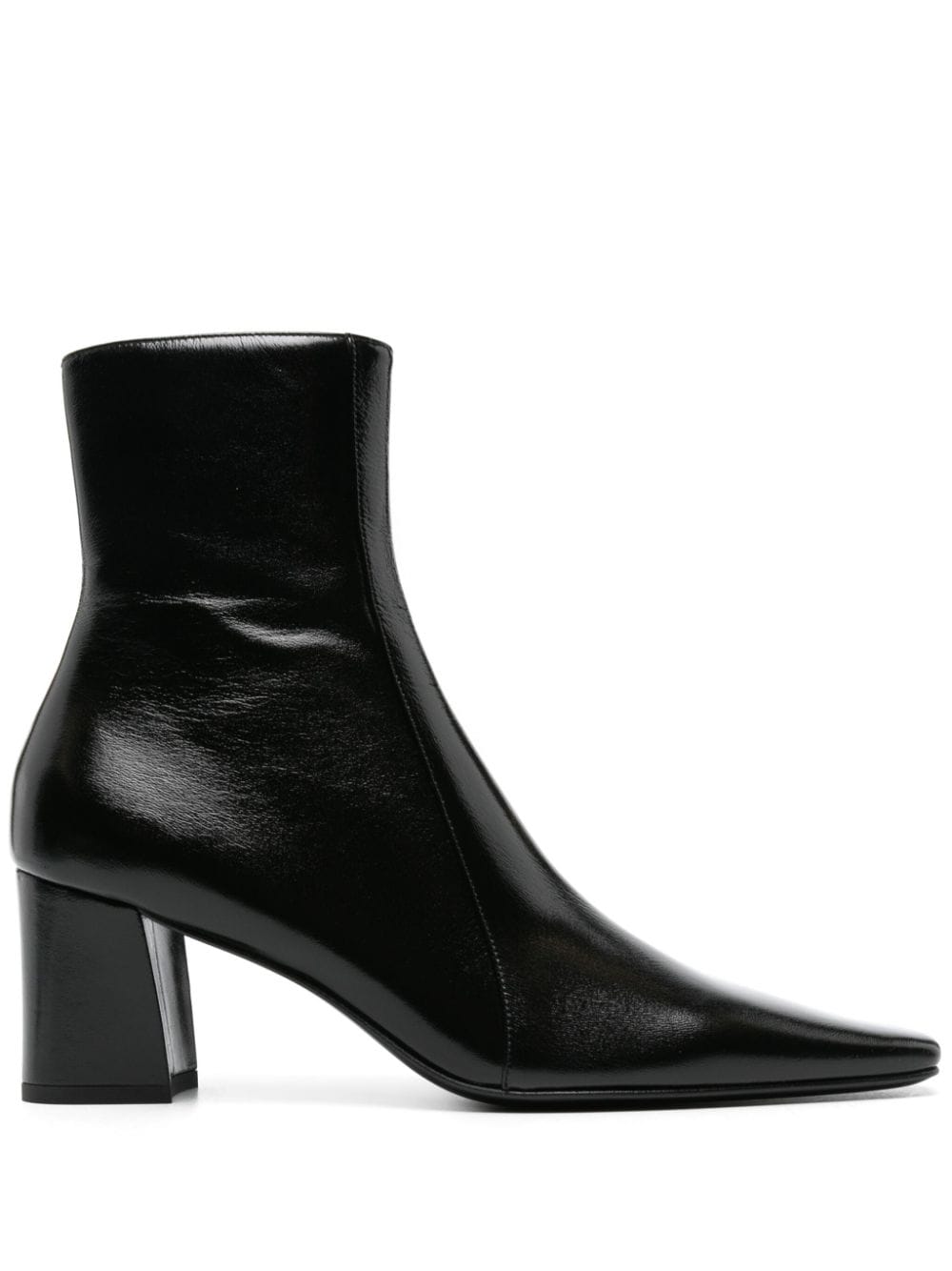 Saint Laurent pointed-toe panelled boots - Black von Saint Laurent