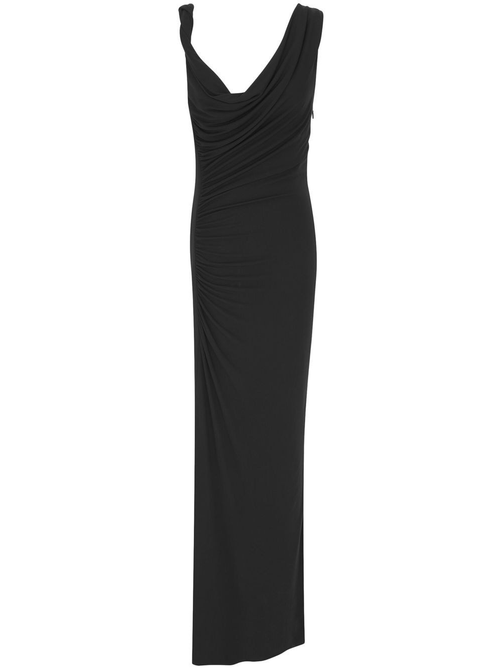 Saint Laurent sleeveless maxi dress - Black von Saint Laurent