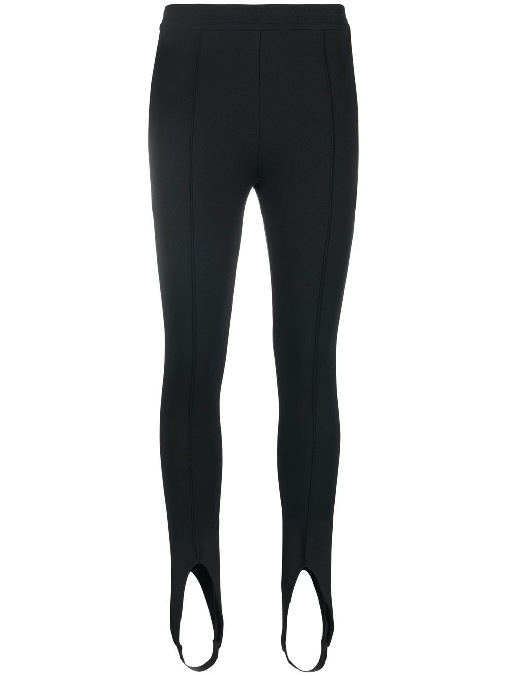 Saint Laurent stirrup-cuff leggings - Black von Saint Laurent