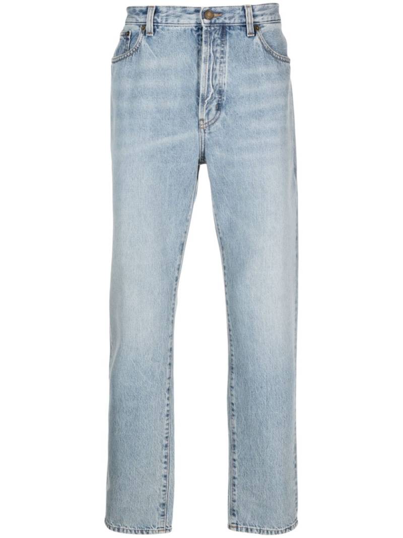 Saint Laurent straight-leg denim jeans - Blue von Saint Laurent