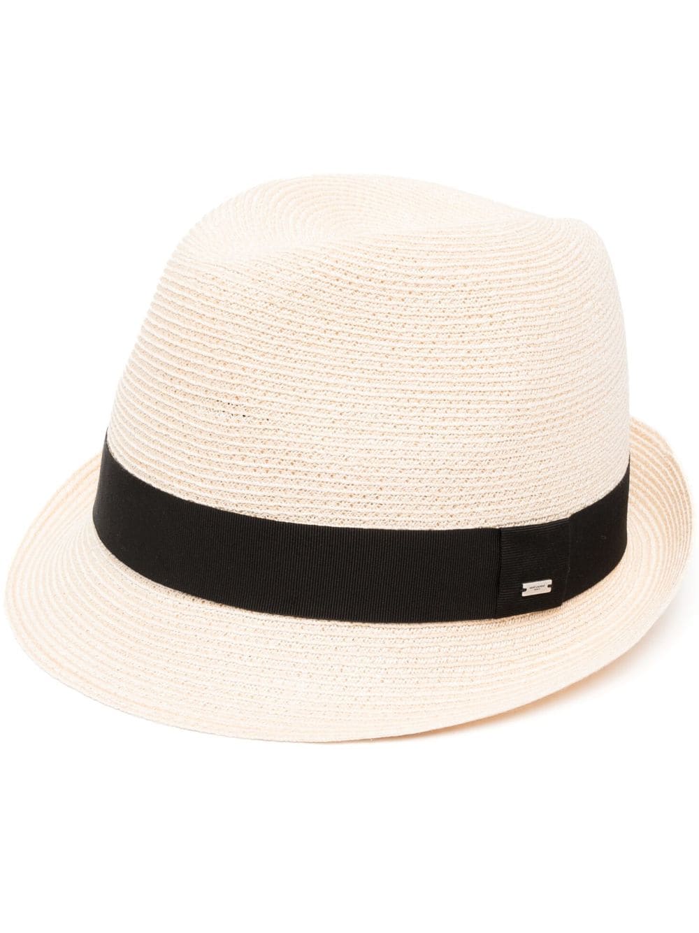 Saint Laurent straw panama hat - Neutrals von Saint Laurent