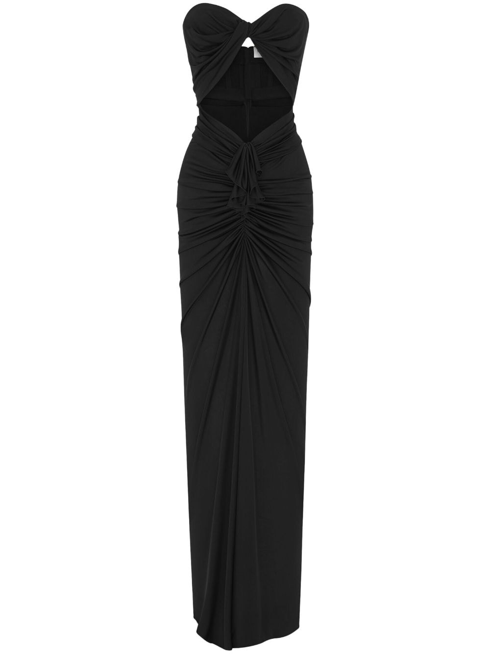 Saint Laurent cut-out strapless gown - Black von Saint Laurent