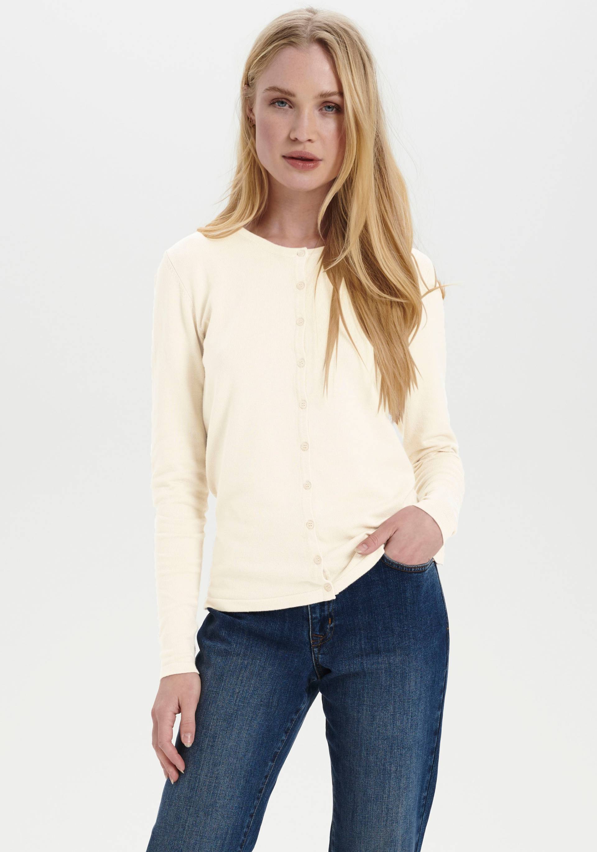 Saint Tropez Strickjacke »A8661, MilaSZ R-Neck Cardigan« von Saint Tropez