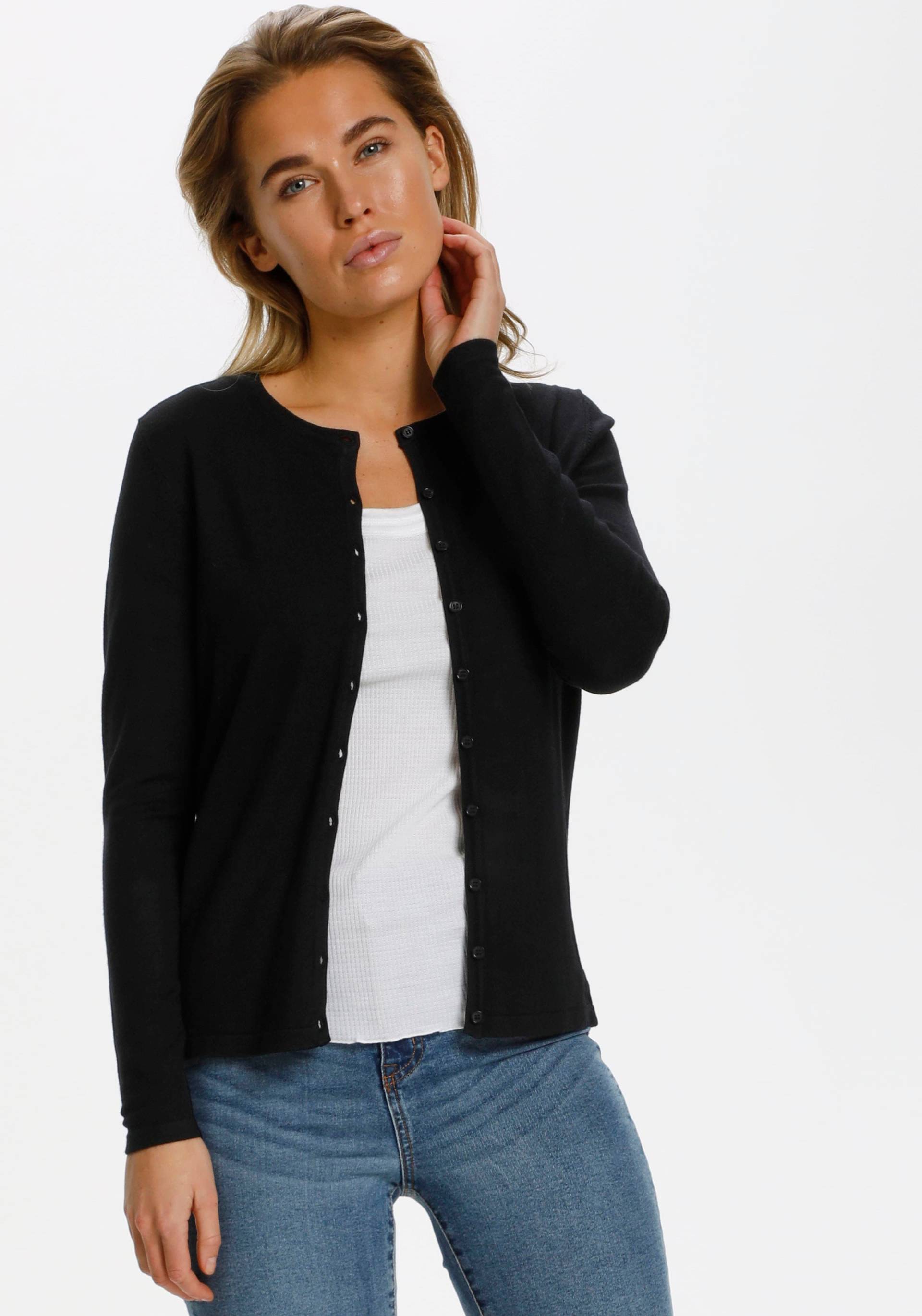 Saint Tropez Strickjacke »A8661, MilaSZ R-Neck Cardigan« von Saint Tropez
