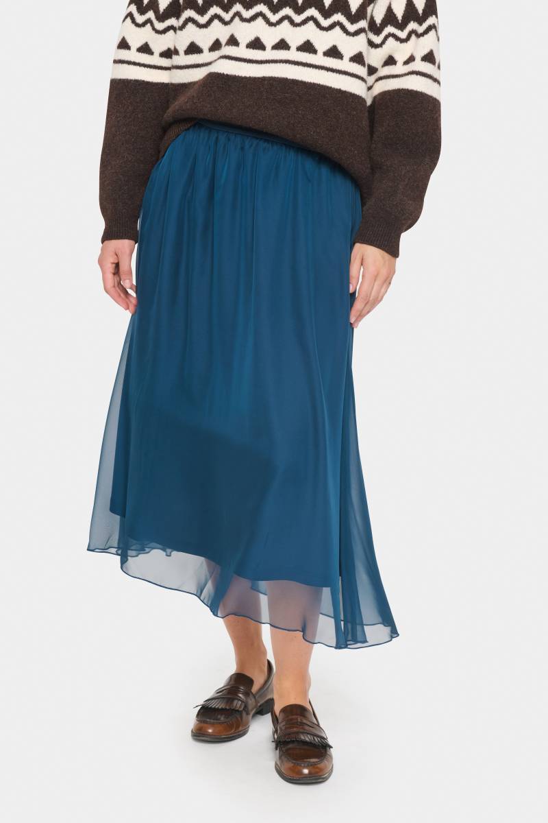 Saint Tropez Midirock »CoralSZ Skirt«, aus Chiffon von Saint Tropez