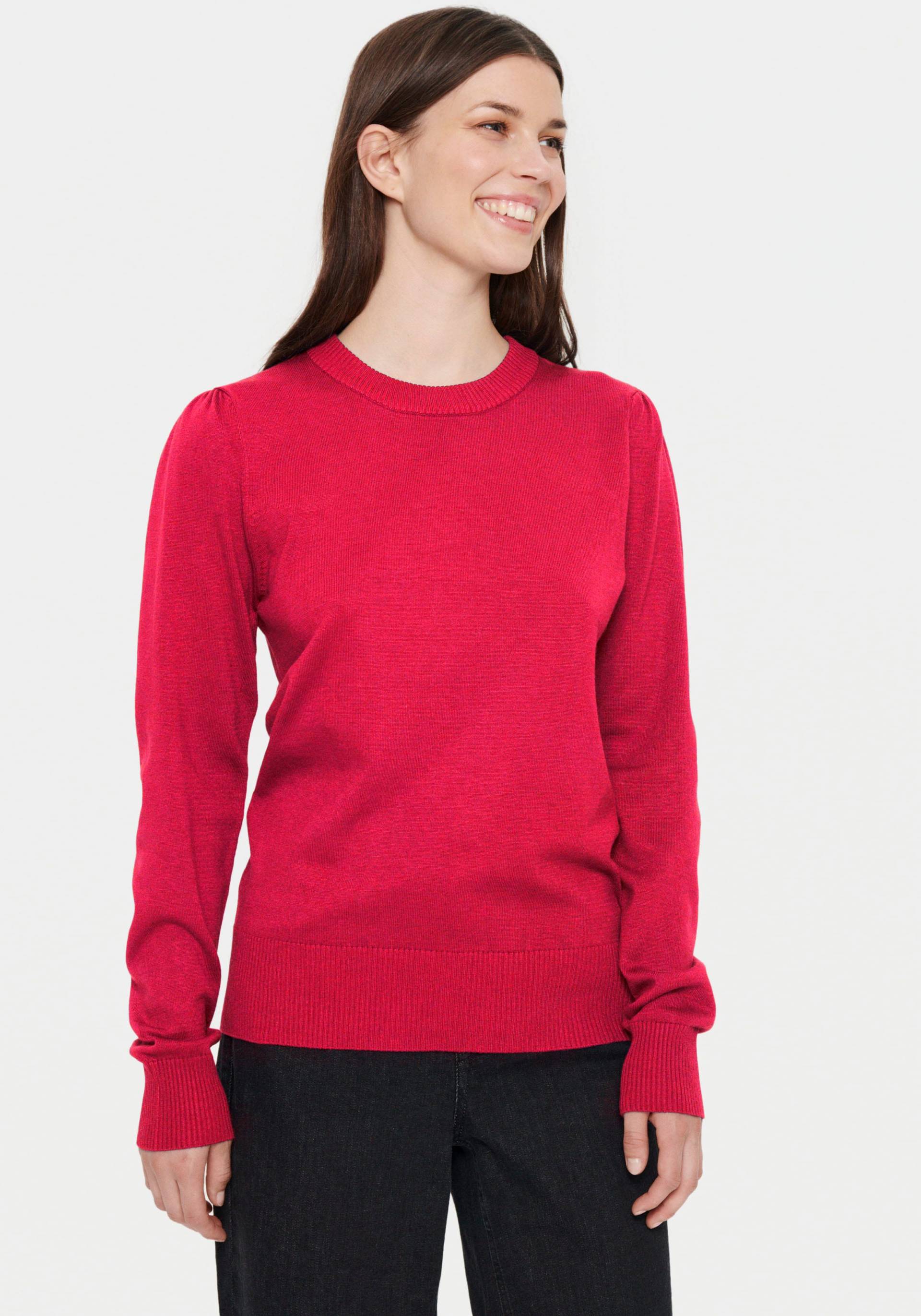 Saint Tropez Strickpullover »MilaSZ Pullover« von Saint Tropez