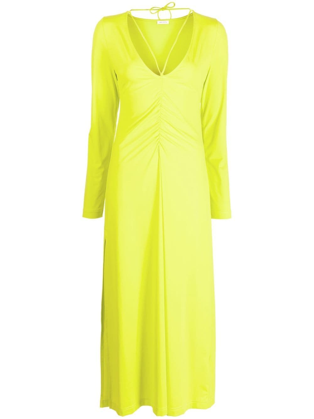 Saks Potts Nikola halterneck midi dress - Green von Saks Potts