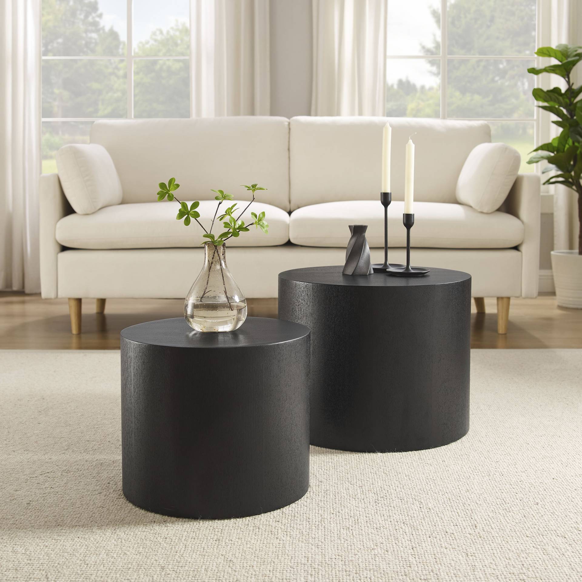 SalesFever Couchtisch, (2 St.), mit Holzfurnier von SalesFever