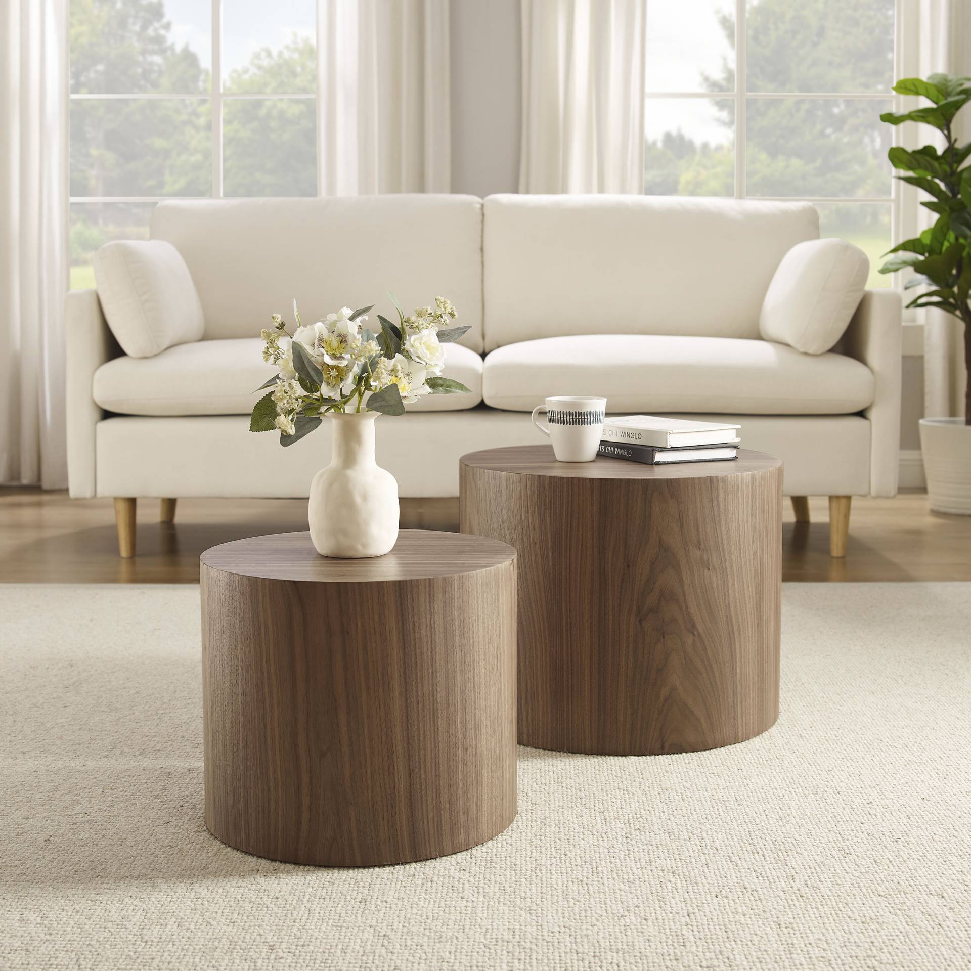 SalesFever Couchtisch, (2 St.), mit Holzfurnier von SalesFever