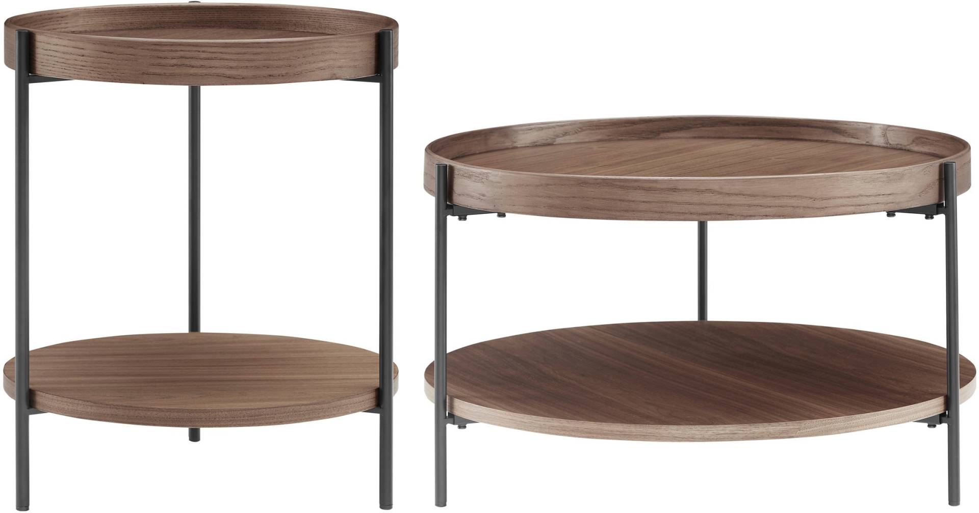 SalesFever Couchtisch, (Set, 2 St.), mit je 2 Ablageflächen von SalesFever