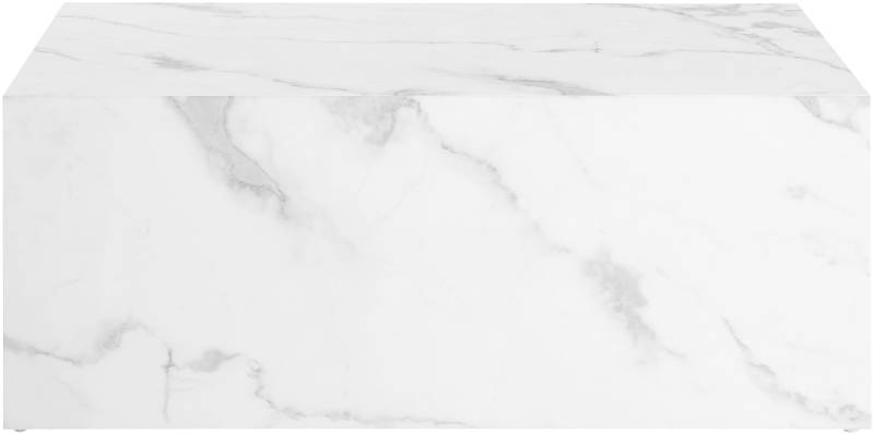 SalesFever Couchtisch »Almeria Beistelltisch B/T 90/60 cm«, rechteckig 90x60 cm, in Marmoroptik foliert von SalesFever