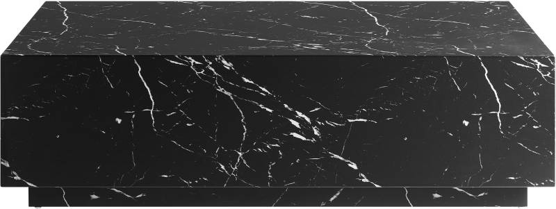 SalesFever Couchtisch »Almeria Beistelltisch B/T 120/75 cm«, rechteckig 120x75 cm, in Marmoroptik foliert von SalesFever