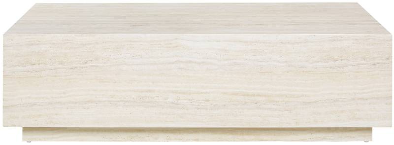 SalesFever Couchtisch »Almeria Beistelltisch B/T 120/75 cm«, rechteckig 120x75 cm, in Marmoroptik foliert von SalesFever