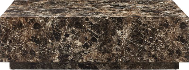 SalesFever Couchtisch »Almeria Beistelltisch B/T 120/75 cm«, rechteckig 120x75 cm, in Marmoroptik foliert von SalesFever