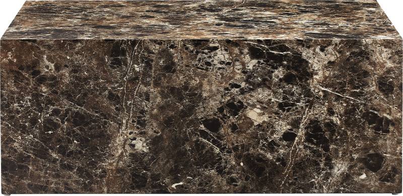 SalesFever Couchtisch »Almeria Beistelltisch B/T 90/60 cm«, rechteckig 90x60 cm, in Marmoroptik foliert von SalesFever