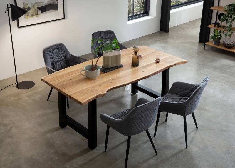 SalesFever Essgruppe, (Set, 5 tlg.), Massivholz geölt und zweifach gewachst von SalesFever