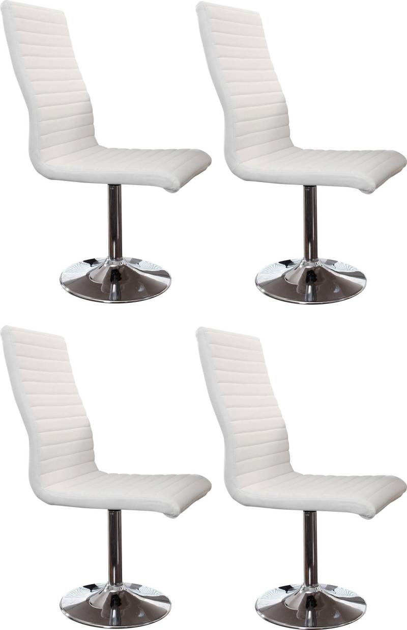 SalesFever Esszimmerstuhl, (Set), 4 St., Kunstleder, mit Drehfunktion von SalesFever