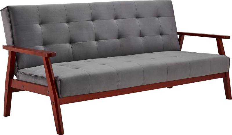SalesFever Schlafsofa »Skagen, Sofa, 3-Sitzer«, mit Holzgestell, 60° Relax- und Schlaffunktion, Breite 190 cm von SalesFever
