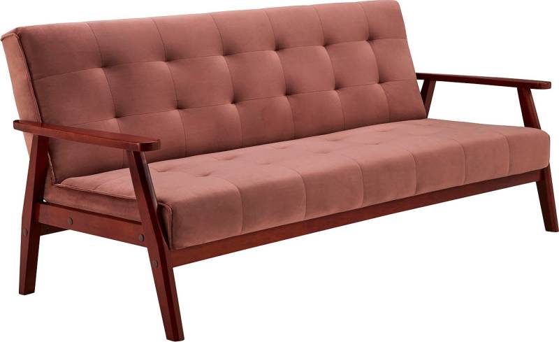 SalesFever Schlafsofa »Skagen, Sofa, 3-Sitzer«, mit Holzgestell, 60° Relax- und Schlaffunktion, Breite 190 cm von SalesFever