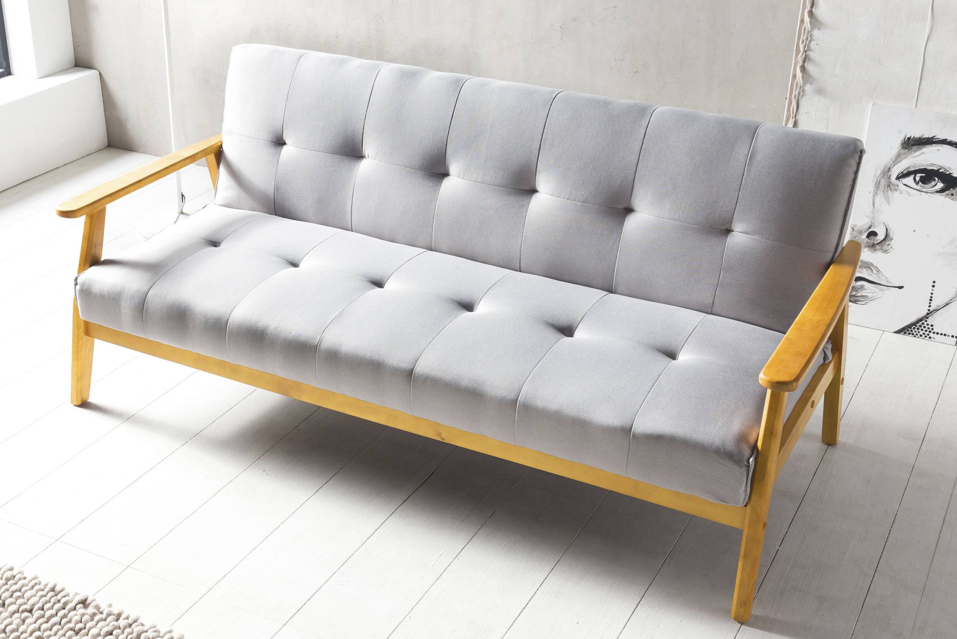 SalesFever Schlafsofa »Skagen, Sofa, 3-Sitzer«, mit Holzgestell, 60° Relax- und Schlaffunktion, Breite 190 cm SalesFever Schlafsofa »Skagen, Sofa, 3-Sitzer«, mit Holzgestell, 60° Relax- und Schlaffunktion, Breite 190 cm von SalesFever