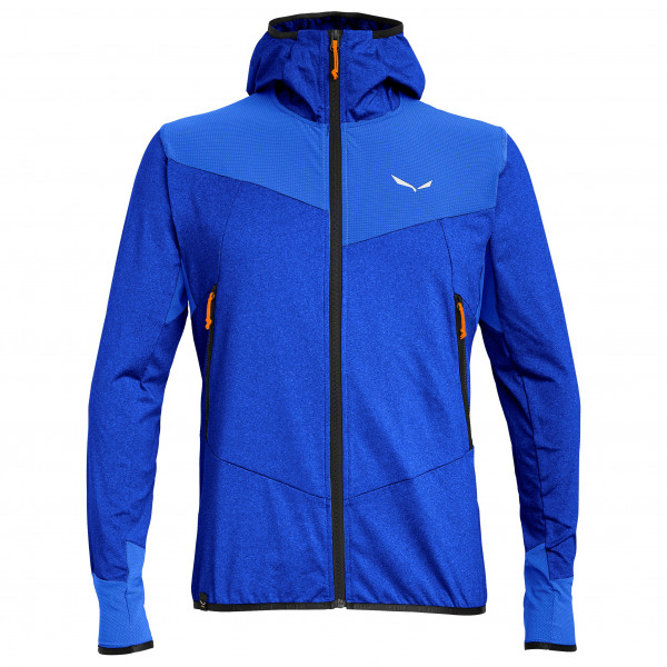 Salewa - Agner Hybrid Polarlite Durastretch Fullzip Hoody - Fleecejacke Gr 48 blau von Salewa