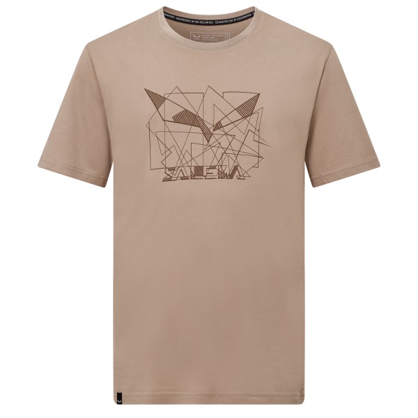 Salewa - Eagle Geometric T-Shirt - Funktionsshirt Gr 46 beige von Salewa