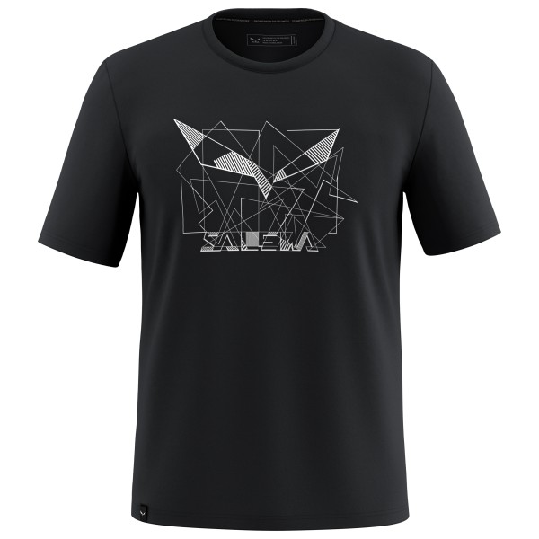 Salewa - Eagle Geometric T-Shirt - Funktionsshirt Gr 48 schwarz von Salewa