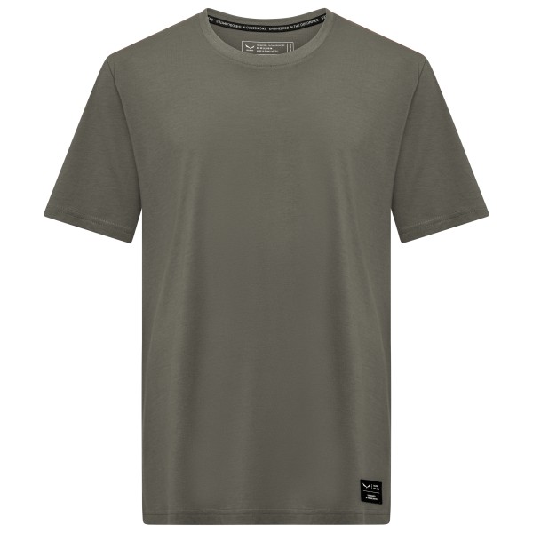 Salewa - Eagle Logo Patch T-Shirt - Funktionsshirt Gr 50 grau von Salewa