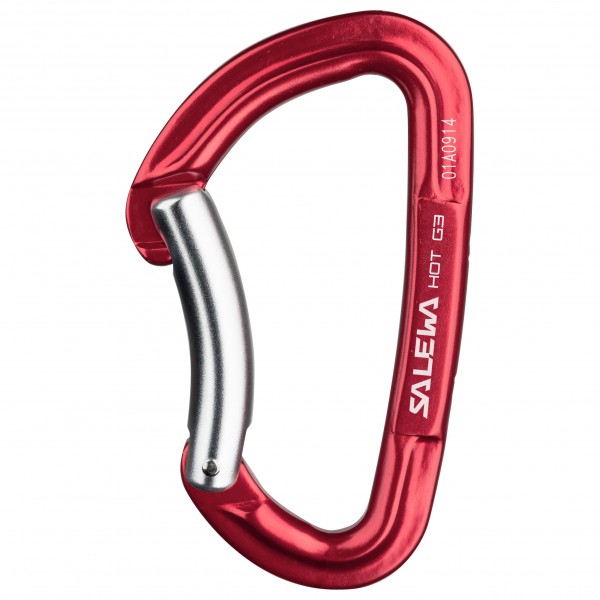 Salewa - Hot G3 Bent Carabiner - Schnappkarabiner grau/schwarz Salewa - Hot G3 Bent Carabiner - Schnappkarabiner grau/schwarz von Salewa
