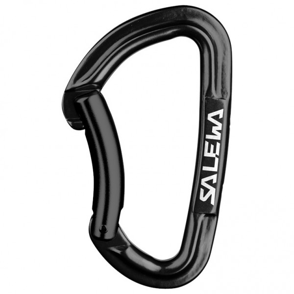 Salewa - Hot G3 Bent Carabiner - Schnappkarabiner Gr One Size grau/schwarz von Salewa