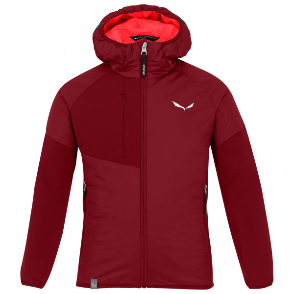 Salewa - Kid's Ortles Hybrid Tirol Wool Responsive Jacket - Kunstfaserjacke Gr 104 rot von Salewa