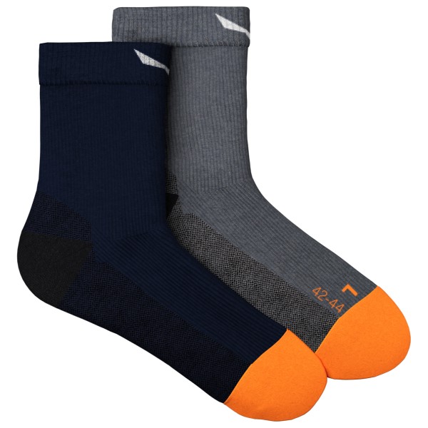 Salewa - MTN TRN All Mountain Crew Sock - Wandersocken Gr 45-47 blau von Salewa